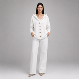 Women's Cardigan | Hooded & Button-Front