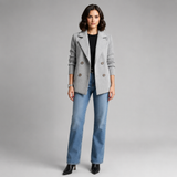 Women's Coat | Double Breasted Tailored Lapel