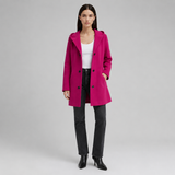 Women's Hooded Jacket | Button Front Longline
