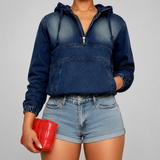 Women's Hoodie | Denim Pullover & Half-Zip