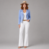 Women's Jacket | Biker Style & Zip-Front