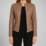 Women's Jacket | Sleek Biker Style & Fitted