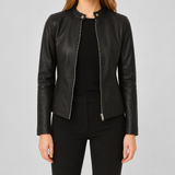 Women's Jacket | Sleek Biker Style & Fitted