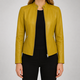 Women's Jacket | Sleek Biker Style & Fitted