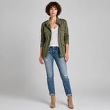 Women's Jacket | Zip-Up Utility Style