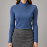 Women's Jumper | High Collar & Slim-Fit