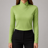 Women's Jumper | High Collar & Slim-Fit