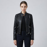 Women’s Leather Jacket – Elegant Outerwear Statement 1