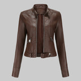 Women’s Leather Jacket – Elegant Outerwear Statement 3