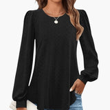 Women’s Lantern Top with Elegant Sleeves and Loose Fit 1