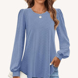 Women’s Lantern Top with Elegant Sleeves and Loose Fit 5