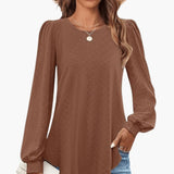 Women’s Lantern Top with Elegant Sleeves and Loose Fit 6
