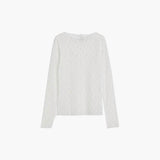 Women's Blouse with Sheer Lace Design and Long Sleeves 4