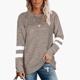 Women’s Long Sleeve Shirt with Relaxed Fit and Crew Neckline 6