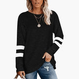 Women’s Long Sleeve Shirt with Relaxed Fit and Crew Neckline 7