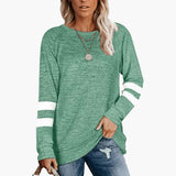 Women’s Long Sleeve Shirt with Relaxed Fit and Crew Neckline 5
