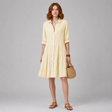 Women's Midi Dress | Tiered Button-Down Style