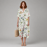 Women's Summer Dress | Floral Button-Through