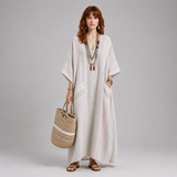 Women's Summer Maxi Dress | Colour-Block Design
