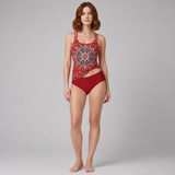Women's Swimwear | Geometric Tankini High Waist
