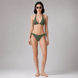 Women's Swimwear | Triangle Halter Bikini Tie-Side