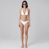 Women's Swimwear | Triangle Halter Bikini Tie-Side