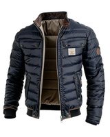 Men's Slim Fit Puffer Jacket | Windproof & Lightweight 3