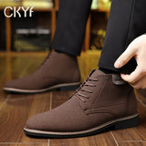 Men's Lace-Up Ankle Boots | All-Day Comfort & Durable Fit