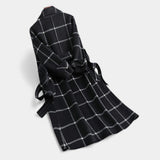 Women's Plaid Trench Coat | Tailored Fit & Warm 8