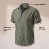Men's Short Sleeve Shirt | Breathable & Relaxed Fit 9