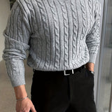 Alden | Twisted Cable Pullover Sweater