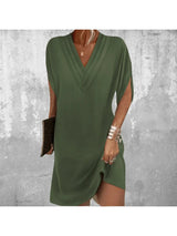 Women's V-Neck Shift Dress | Flattering & Elegant