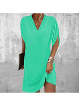 Women's V-Neck Shift Dress | Flattering & Elegant