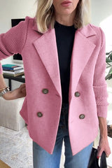 Women's Knit-Sleeve Blazer | Tailored & Versatile 1