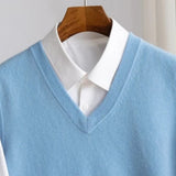 Men's V-Neck Sweater Vest | Layering Knit