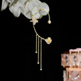 Women's Butterfly Earrings | Sparkling Flower Design 2