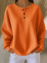 Women's Waffle Sweatshirt | Warm & Soft 1