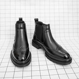 Carlisle | Wingtip Chelsea Boots