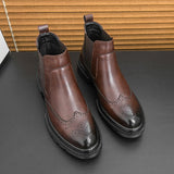 Carlisle | Wingtip Chelsea Boots