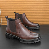 Carlisle | Wingtip Chelsea Boots