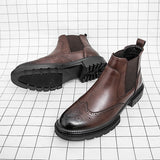 Carlisle | Wingtip Chelsea Boots