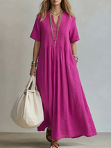 Women's Pleated Dress | Flowing & Figure-Flattering Fit 1