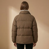 Women's Puffer Jacket | Structured Collar & Sleek Fit 6
