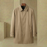 Men's Trench Coat | Windproof & Lightweight