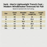 Men's Trench Coat | Windproof & Lightweight