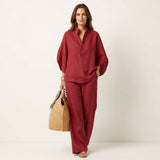 Women's Two-Piece Set | Breathable & Wrinkle-Resistant 5