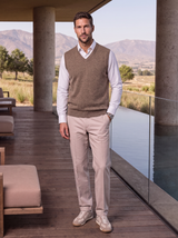 Women's Sweater Vest | Tailored Fit & V-Neck