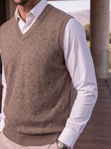 Women's Sweater Vest | Tailored Fit & V-Neck