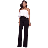 Women's Wide Leg Trousers | High Waist & Button Detail
