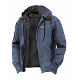 Men's Hooded Jacket | Fleece-Lined & Warm for Winter
